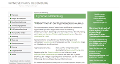 Desktop Screenshot of hypnose-oldenburg.net