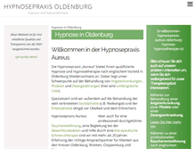 Tablet Screenshot of hypnose-oldenburg.net